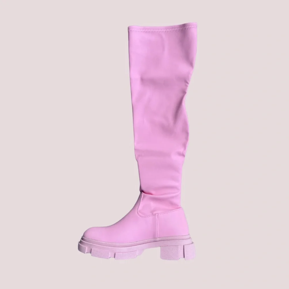 NWT Cape Robbin Pink Over-the-Knee Boots Sz 8 & 9